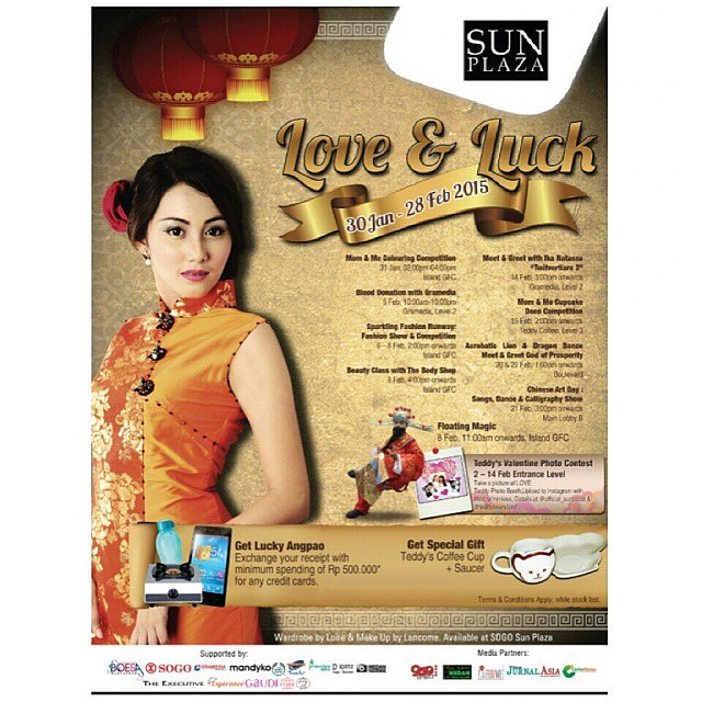 SUN Plaza Love & Luck (30 Jan – 28 Feb 2015)