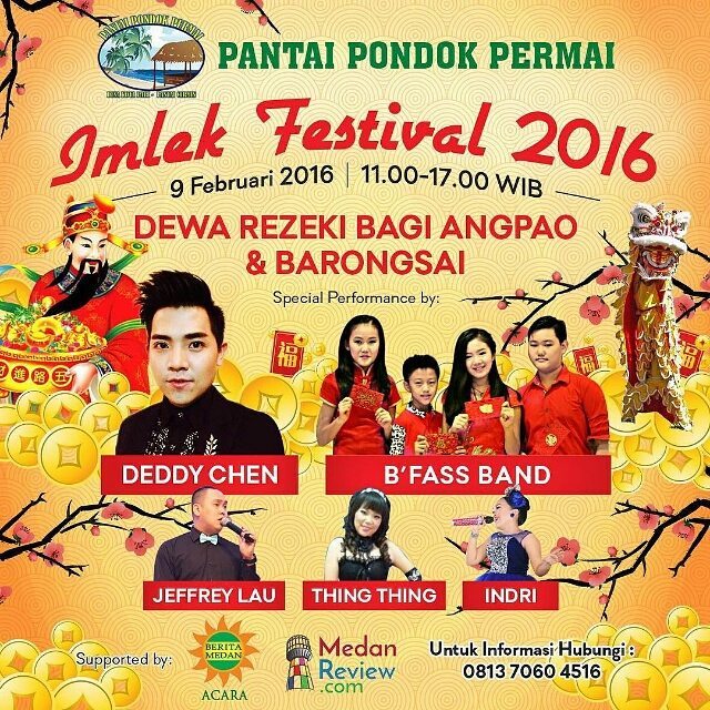 Pantai Pondok Permai : Imlek Festival 2016